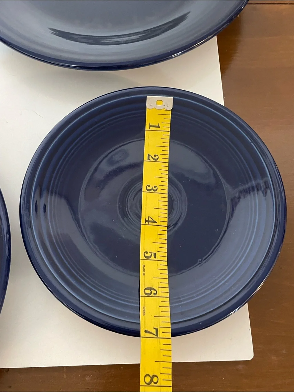 Homer Laughlin Fiesta Plates in Navy Blue